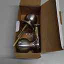 BESTTEN Keyed Entry Door Knob with Lock, Heavy Duty Interior and Exterior Door Lock, Standard Ball, Satin Nickel