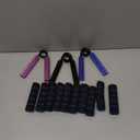 Grip Strength Trainer Set, 50-300LB(6 Pack), Wrist Forearm Strengthener, Metal No Slip, Hand Grip Gripper Strengthener for Strength Training and Exercise, Hand Workout Squeezer Grip Strength (6Pack,50-300lb,Purple+Silver+Blue+Red+Black+Gold)