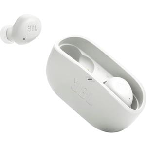 JBL Vibe Buds - True Wireless Earbuds, Smart Ambient, VoiceAware, Up to 32 total hours of battery life with speed charging, Water and dust resistant, JBL Deep Bass Sound (White)