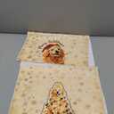 Christmas Golden Retriever Kitchen Towels Set of 2, Golden Retriever Ornament Gifts, Christmas Dog Gifts, Vintage Xmas Snowflake Dog Light Hand Tea Towels for Bathroom Kitchen, 1624 Inches