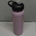 CamelBak Eddy+ Insulated Stainless Steel Bite Valve Straw Water Bottle Purple Sky, 20oz