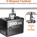 Zip Ties Heavy Duty 12 inchV-Shaped Toothed Double Sided With 200 LBS Tensile Strength Cable Ties Extra Large Wire Ties Adjustable Nylon Tie Wraps for Indoor Outdoor Patented Design80 Pack Black