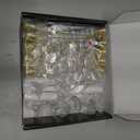 Flameless Christmas Tree Candles with Remote, 10 Pack Battery Operated LED Candles with Suction Cup for Christmas Tree, Flickering Flame for Xmas Indoor Decor - Water Drop