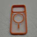 TORRAS Magnetic Shockproof for iPhone 17 Pro Case, Compatible with MagSafe, Military-Grade Drop Protection, Camera Control, DIY Button, Slim Translucent Phone Case for iPhone 17 Pro, Orange