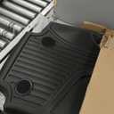 RAV4 Floor Mats AOMSAZTO Floor Liners Fit for Toyota RAV4 2019-2025 (Not Fit Hybrid): All Weather Automotive Floor Mats - 1st & 2nd Row Full Set Rubber Floor Liners - Anti Skid Car Mats