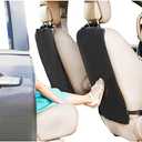 2 Pack X-Large Waterproof Kick Mats Backseat Protector, Durable Car Seat Back Protectors for Vehicles to Protect from Dirt, Mud & Scratches, Fits Most SUVs and Vans