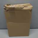 4 Pcs Western Cowboy Outfits for Men Suede Leather Vest Hat Bolo Tie Belt for Western Halloween Cosplay (Brown, L)