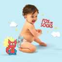 Hello Bello Premium Diapers Size 2, Honeysuckle Designs, 74ct Club Box, Hypoallergenic and Extra Absorbent