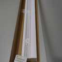 SelectBlinds 2 SWave Cordless Faux Wood Blinds  Maximum Light Control  Any Size 24-48 W x 36-72 H, No Tilt Wand, Inside or Outside Mount, White (36" W x 36" H)