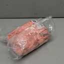 Eytino Womens Plus Size Tops Long Sleeve Blouse Crewneck Pleated Knit Casual Loose Fit Shirts(Pink, 5XL)