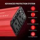 300W Car Power Inverter DC 12V to 110V AC Voltage Converter Car Charger Power Adapter with 3.1A Dual USB Charging Ports, Portable Plug Outlet Car Adapter for Road Trip, Camping, Charging