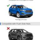 Wonderdriver Roof Rack Cross Bars 300lbs Compatible with Ford Edge 2015-2024,Heavy Duty Aluminum Lockable Roof Rails Crossbars Cargo Canoe Black Rooftop Cargo Carrier Luggage.