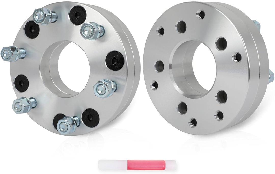 ECCPP 2PCS change bolt pattern from 5x4.5 to 6x5.5 Wheel Adapters Conversion 2" 5 Lug Fit for Toyota Avalon 1995-2015 for Toyota Camry 1992-2015 for 2001-2012 for Ford Escape(Only 6x5.5 Wheels)