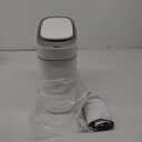 ELPHECO Slim Bathroom Trash Can with Lid, 2.5 Gallon Automatic Adsorption Garbage Can, Narrow Sensor Trash Bin, Slim Waterproof Garbage Can, Smart Waste Bin for Narrow Space (Bag Self-Absorbing) (White Absorption)