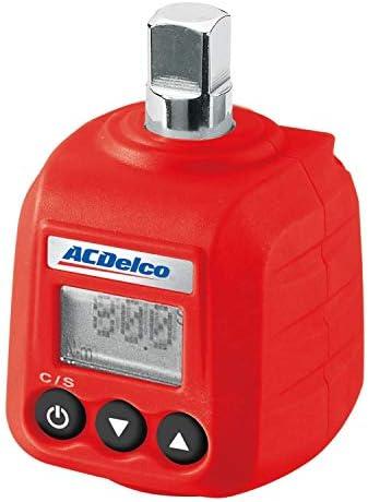 ACDelco 3/8” & 1/2" Heavy Duty Digital Torque Adapters with Buzzer and LED Flash Notification – ISO 6789 Standards with Certificate of Calibration (3/8” (5.9 to 59 ft-lbs.))