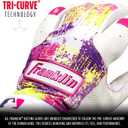 Franklin Sports MLB Youth Teeball Batting Gloves - Flexible Pro Kids Baseball + Softball Gloves for Boys + Girls (Pink/White)