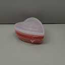 Hushee 6 Pcs Valentine's Day Heart Containers Plastic Food Storage Containers with Lids Heart Shaped Box Disposable Dessert Lunch Box for Valentines Restaurant Fruit Vegetable, 16.9 Oz/ 500 ml