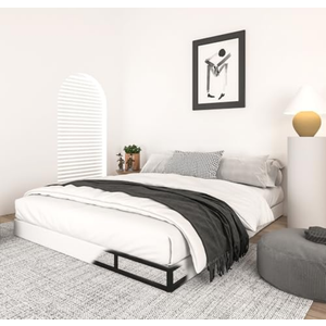 Qingzhou 5 Inch Box Spring for Queen Bed, Heavy Duty Metal Mattress Foundation, 3000 lbs Capacity, Low Profile Bed Base, Noise-Free, Easy Assembly, Fabric Cover