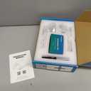 Fingerprint Door Lock Biometric Door Knob with Keypad Keyless Entry, Door Locks for Bedrooms, Home Hotel Office Apartment Silver