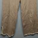 Tanming Women's 2 Piece Outfits Long Sleeve Knit Sweater Top Wide Leg Pants Lounge Sets Tracksuits (Medium, Khaki)