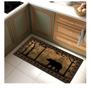 Vintage Runner Rug 2x4 Rugs for Entryway,Bear Country Cabin Wildlife Kitchen Rug Washable Indoor Door Mat Non Slip Accent Throw Rugs Rustic Area Carpet Runners for Hallway,Bedroom,Laundry Floor Carpet