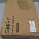 Smiry Bamboo Shoe Rack for Closet, 3 Tier Wooden Stackable Shoe Organizer, Free Standing Shoes Storage Shelf for Entryway, Front Door Entrance, Natural