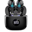 Wireless Earbuds, Bluetooth Headphones 5.4, in Ear Earphones with 4 ENC Noise Cancelling Mics, 48H Playback HiFi Stereo Earbuds with Mini Case, IP7 Waterproof Ear Buds with USB C Charging, LED Display