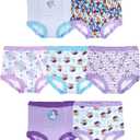 Disney Girls' Frozen Toddler Girls 7-pk Potty Training Pants With Success Tracking Chart and Stickers Sizes 2t, 3t, 4t