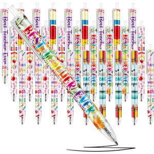 WorldBazaar Teacher Appreciation Ballpoint Pens 30 PCS Back to School Teacher Gifts Office School Preschool Student Accessories Stationary Desk Supplies