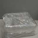 Set of 4 Office Organization and Storage, Clear PET Letter Tray Desk Organizer, Stackable Paper Tray Organizer for Desk Accessories, Notes, Pens, File Paper, Document (2" x 2" x 2")