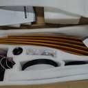 52"Outdoor Ceiling Fans with Lights and Remote Us Patent 5blade Brown