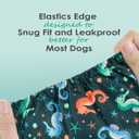 wegreeco Washable Male Dog Belly Band (Stylish Pattern)- Pack of 3 - Male Dog Belly Wrap, Dog Diapers Male (Marine Horse, X-Small)