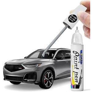 XTryfun NH830M Lunar Silver Car Touch Up Paint Compatible with Acura, Car Paint Scratch Repair for ILX MDX RDX RLX TLX Integra