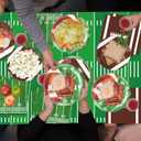 Football Birthday Party Decorations Football Party Supplies Football Plates Napkins Banner Tablecloth Tableware Set for Football Game Day Tailgate Party Decorations, Serve 24