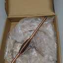 GeLive Bronze Wine Glass Holder Stand, Antiqued Countertop Freestanding Stemware Drying Rack, Artistic Tabletop Glass Display Hanger With 6 Hooks for Home and Bar Storage