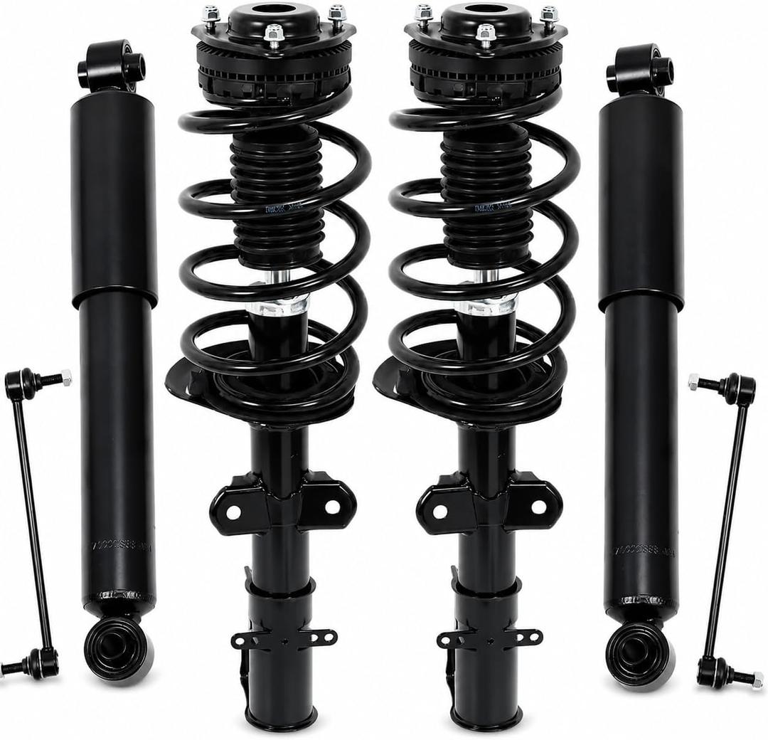 6Pcs Strut Kit Fit for Grand Caravan 08-20 Town & Country 08-16
fit for dodge grand caravan 2008-2020 / chrysler town & country 2008-2016, front rear struts, shocks absorber, sway bar links