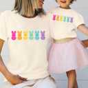 LOTUCY Mom and Son Matching Outfits Mama and Mama's Litter Man Print Shirts Cute Mom and Son Valentine's Gifts (XL)