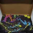 Yiyiring 16 Pcs Glow in the Dark Gift Bags Neon Treat Drawstring Bags for Glow Party Supplies Birthday Travel Camping Decor(Neon Party)