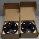 LUJIANI 4 Pack 5x127mm Wheel Spacers for 20222025 Gladiator JT Cherokee WL Wrangler JL, 1" Thick Hubcentric Tire Spacer, M14x1.5 Thread Studs & 71.5mm Centric Bore, 5x5 Hub Centric Wheel Adapters