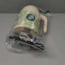 SUSTEAS Electric Kettle - 57oz Hot Tea Kettle Water Boiler with Thermometer, 1500W Fast Heating Stainless Steel Tea Pot, Cordless with LED Indicator, Auto Shut-Off & Boil Dry Protection, Beige