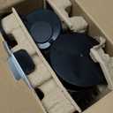 Aromaster Conical Burr Coffee Grinder with 25 Grind Settings,Adjustable 2-12 Cups Timer,Coffee Bean Grinder,3-Ear Portafilter Holder, Anti-static Design,Cleaning Brush Included,Black (Household)