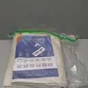 RUGSREAL Solid Machine Washable Area Rug Soft Low-Pile Modern Contemporary Area Rug Non-Slip Throw Indoor Carpet for Living Room Bedroom Kids Room, 4' x 6' Cream-White