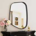 Irregular Wall Mirror 55"x28" Bathroom Mirror Asymmetrical Mirror