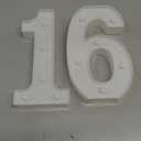 16th Birthday Decorations for Girls Boys,Sweet 16 Party Decorations for Centerpieces Table,Light Up Numbers Sweet 16 Sign for Party Backdrop Wall Decor for 16th Wedding Anniversary Decoration