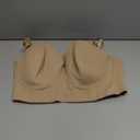 SEA BBOT Women Longline Strapless Bra Full Figure Corset Bra Hide Back Fat (40D, Dark Beige2)