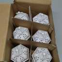 6 PCS Ramadan Lantern Lights, 8" Large Ramadan Eid Decorations for Home 2026, Ramadan Lanterns Decorative Ramadan Table Indoor Outdoor Decor, Eid Mubarak Ramadan Gifts for Kids