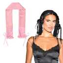 New Hair Curlers to Sleep in - Soft Suede Heatless Hair Curler, Heatless Curlers for Sleeping without Heat (Pink)