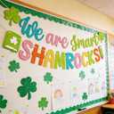 St. Patrick's Day Classroom Banner - St. Patrick's Day Decorations, March Bulletin Board Decorations, We Are Smart Shamrocks Bulletin Board Decor