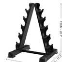 5/6 Tier A-Frame Dumbbell Rack Stand Only, 300/480LBS Weight Capacity
