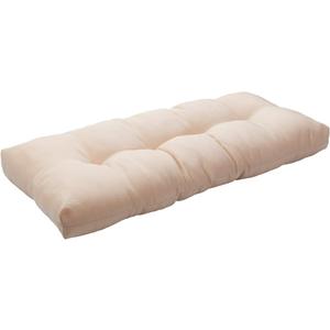 Outdoor Bench Cushion 42 x18 inch with Non-Slip Grips,Water Resistant Porch Swing Cushion,Bench Pillow Pads,Tufted Cushions for Patio Garden Furniture,42" Seat Cushions(Antique Beige)